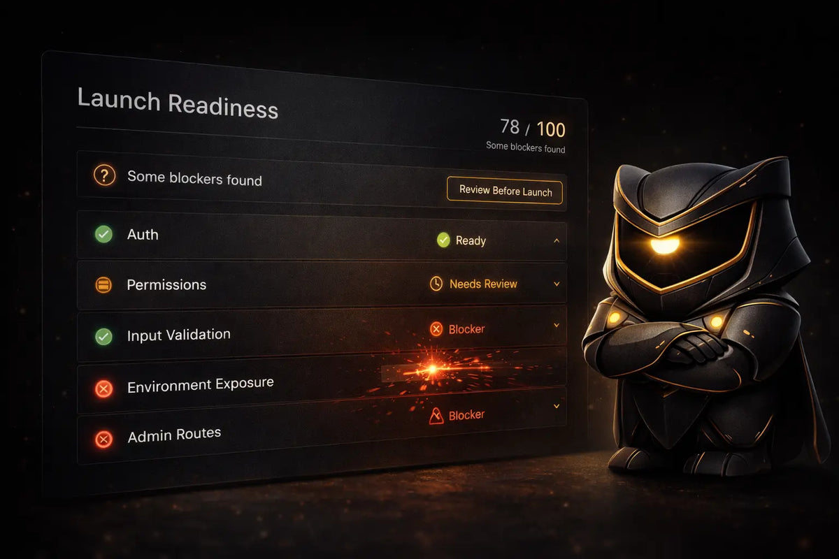 Review Before Launch